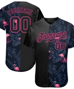 Personalized 3D Pattern Split Design Hawaii Flamingo Custom Name Number Sublimation Uniform