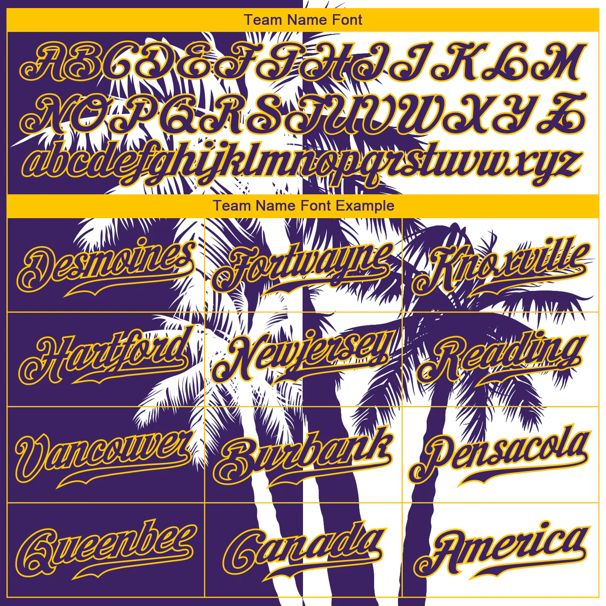 Personalized Purple White Hawaii Coconut Trees Custom Name Number Sublimation Uniform - Image 6