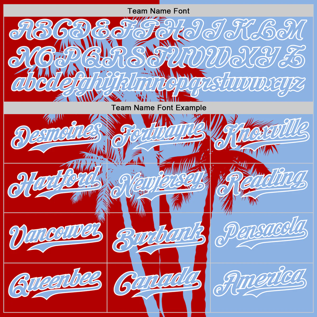 Personalized Blue Red Hawaii Palm Trees Tropical Coconut Custom Name Number Sublimation Uniform - Image 6