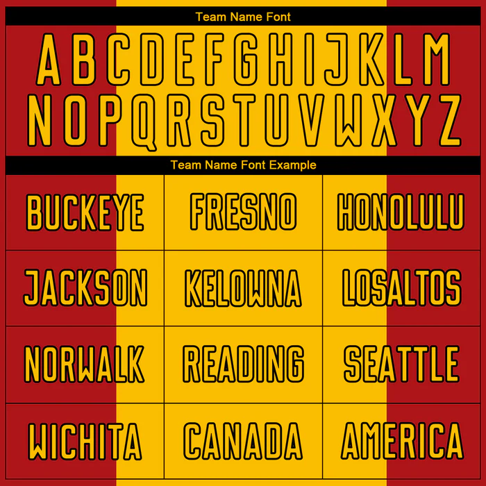 Personalized Soccer Jersey Red Gold Spanish Flag Custom Name Number Sublimation Uniform - Image 6
