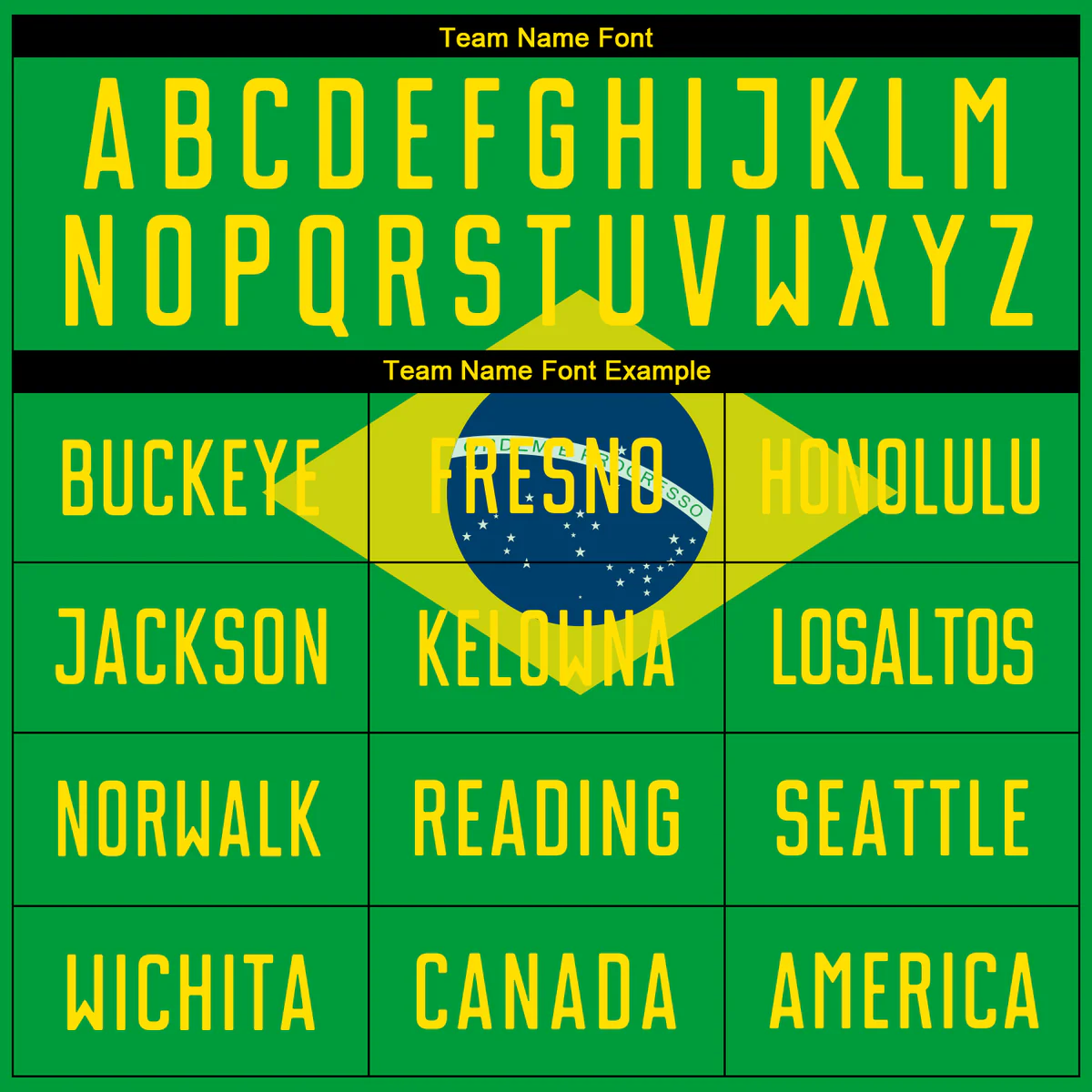 Personalized Soccer Jersey Kelly Green Yellow Brazilian Flag Custom Name Number Sublimation Uniform - Image 8