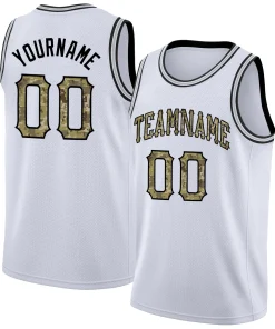 Custom White Black Classic Tops Authentic Basketball Jersey