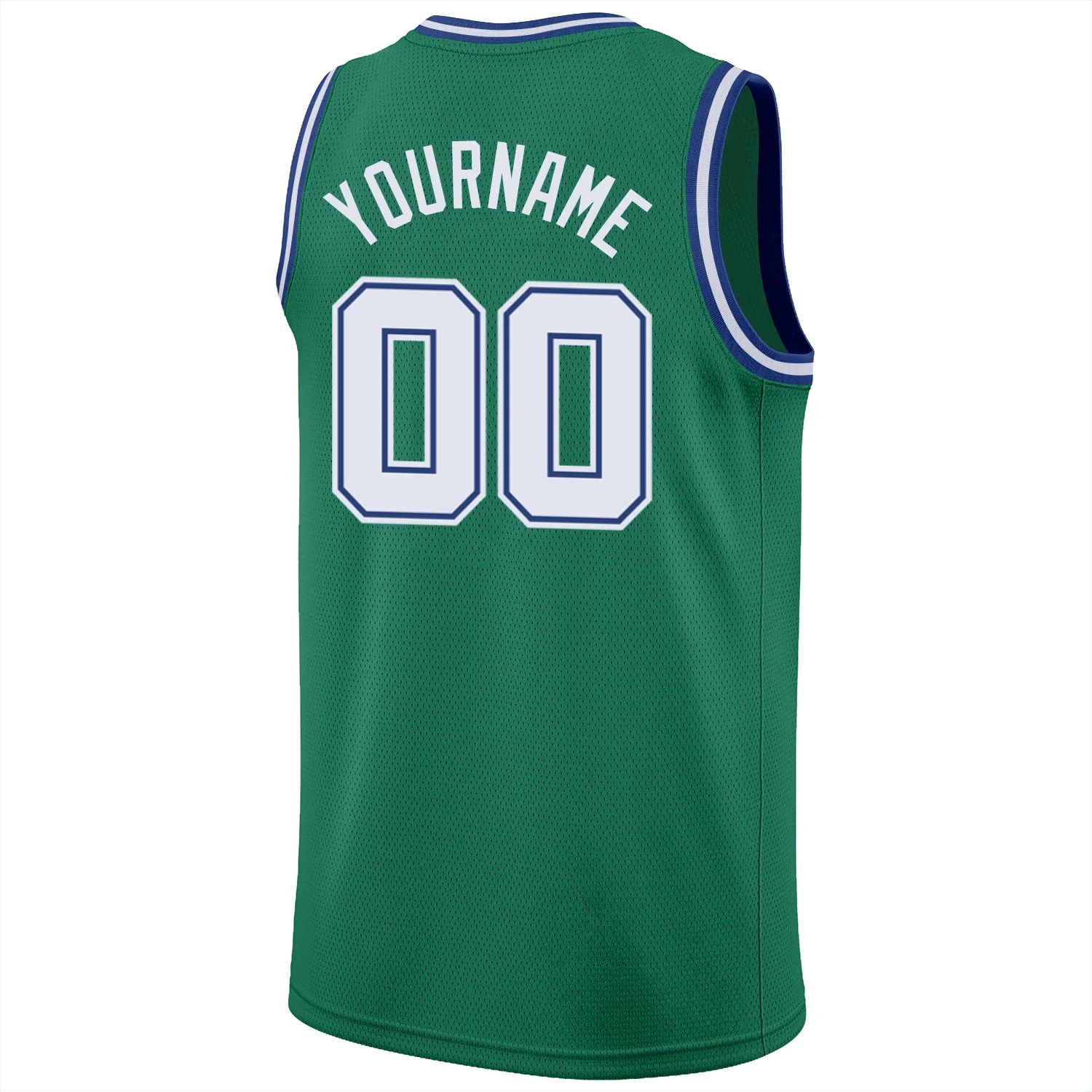 Custom Green White-Gold Classic Tops Athletic Casual Basketball Jersey - Image 6