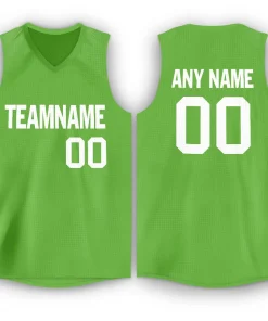 Custom Green White Classic Tops Fashion Sportwear Basketball Jersey