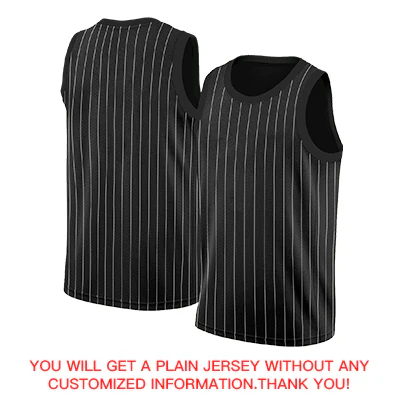 Custom Black Red-White Stripe Fashion Tops Breathable Basketball Jersey - Image 4