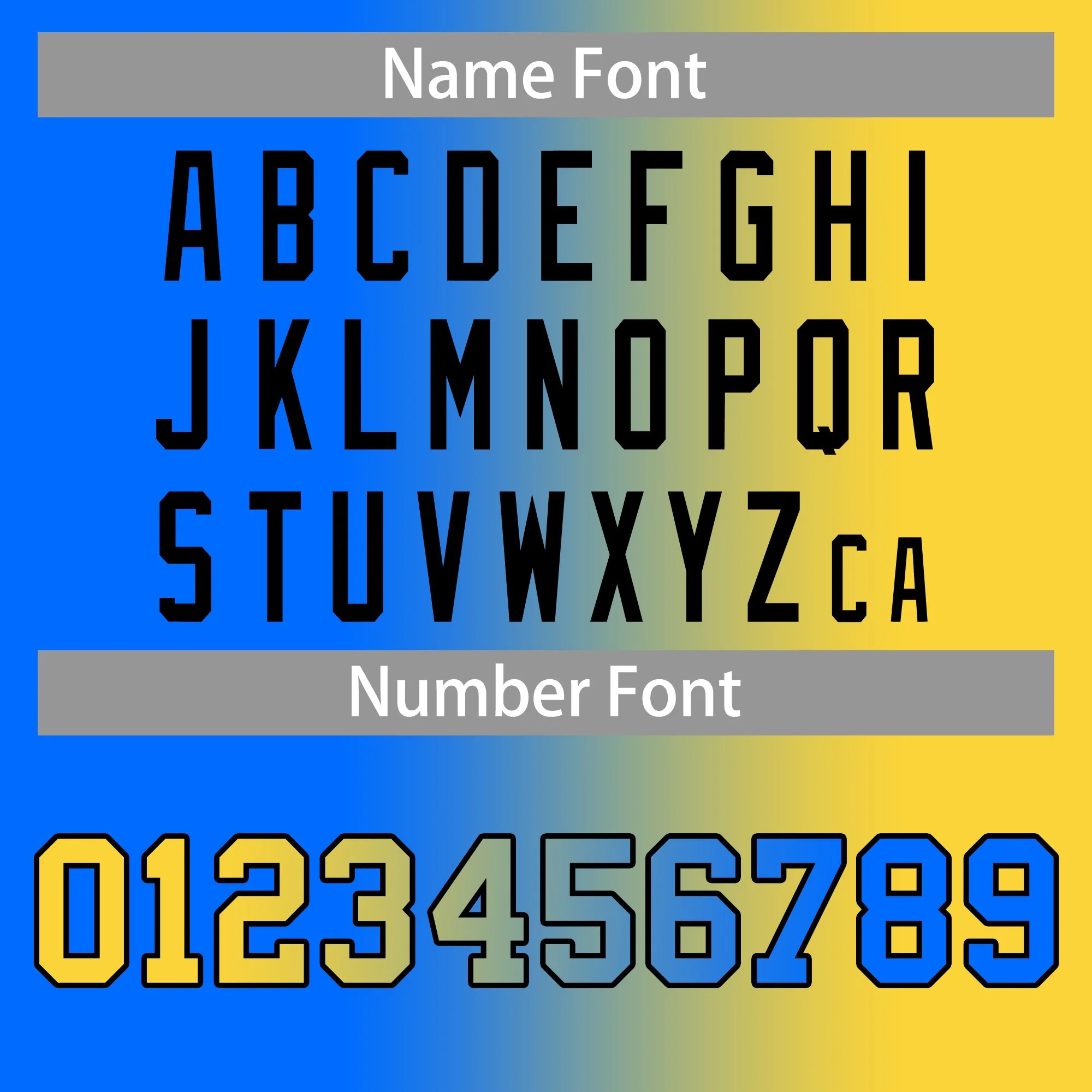 Custom Yellow Blue Black Gradient Fashion Tops Basketball Jersey - Image 6