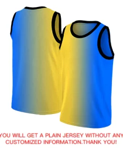 Sublimation Yellow Basketball Jersey