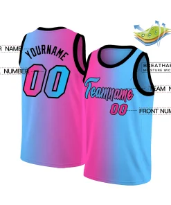 Blue And Black Jersey