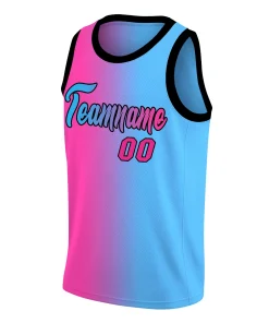 Black And Blue Basketball Jersey