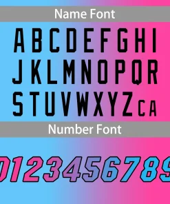 Basketball Jersey Number Font