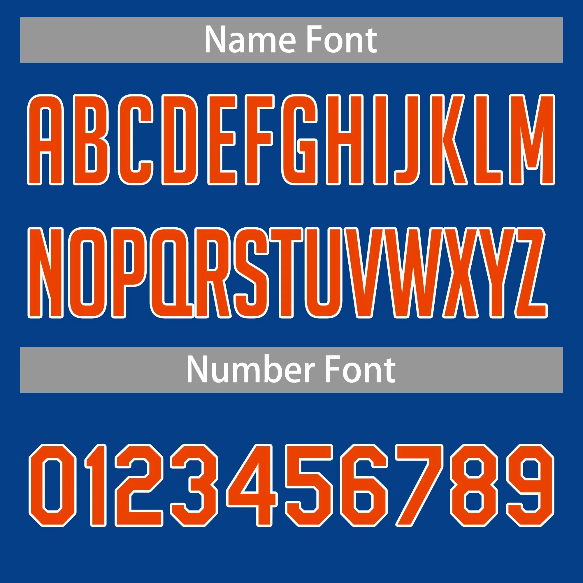 Custom Blue Orange-White Classic Tops Tank Top Basketball Jersey - Image 4