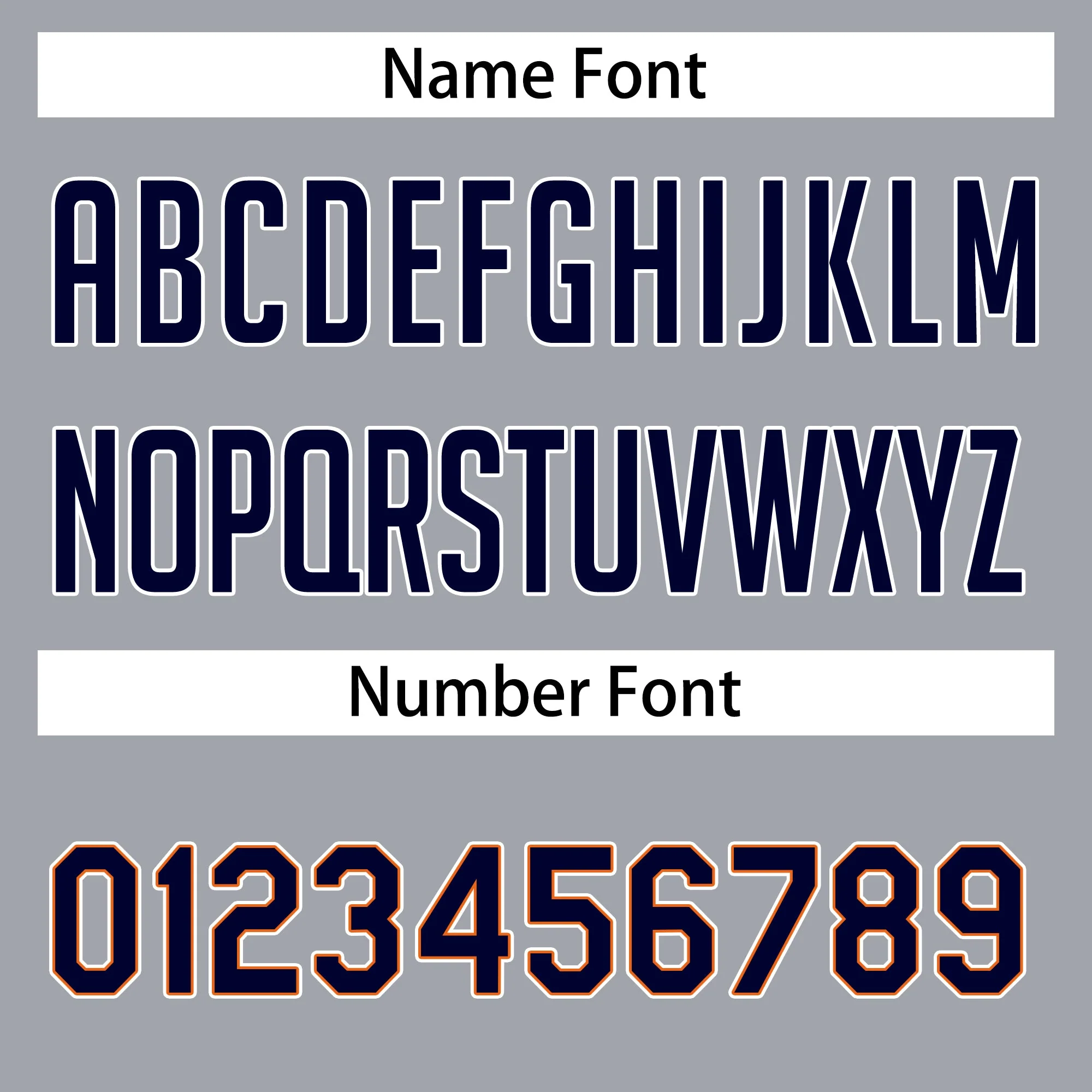Custom Gray Navy-Orange Classic Tops Tank Top Basketball Jersey - Image 4