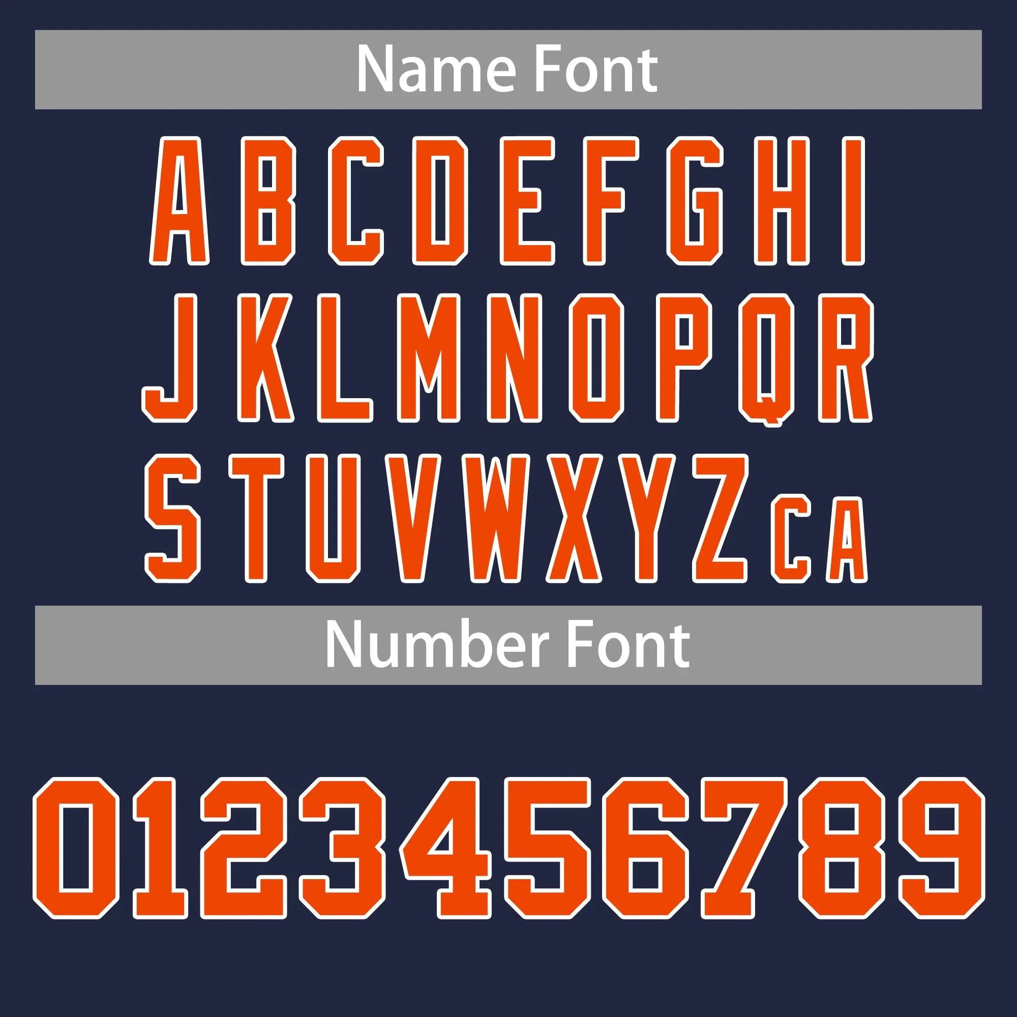 Custom Navy Orange-White Classic Tops Breathable Basketball Jersey - Image 4