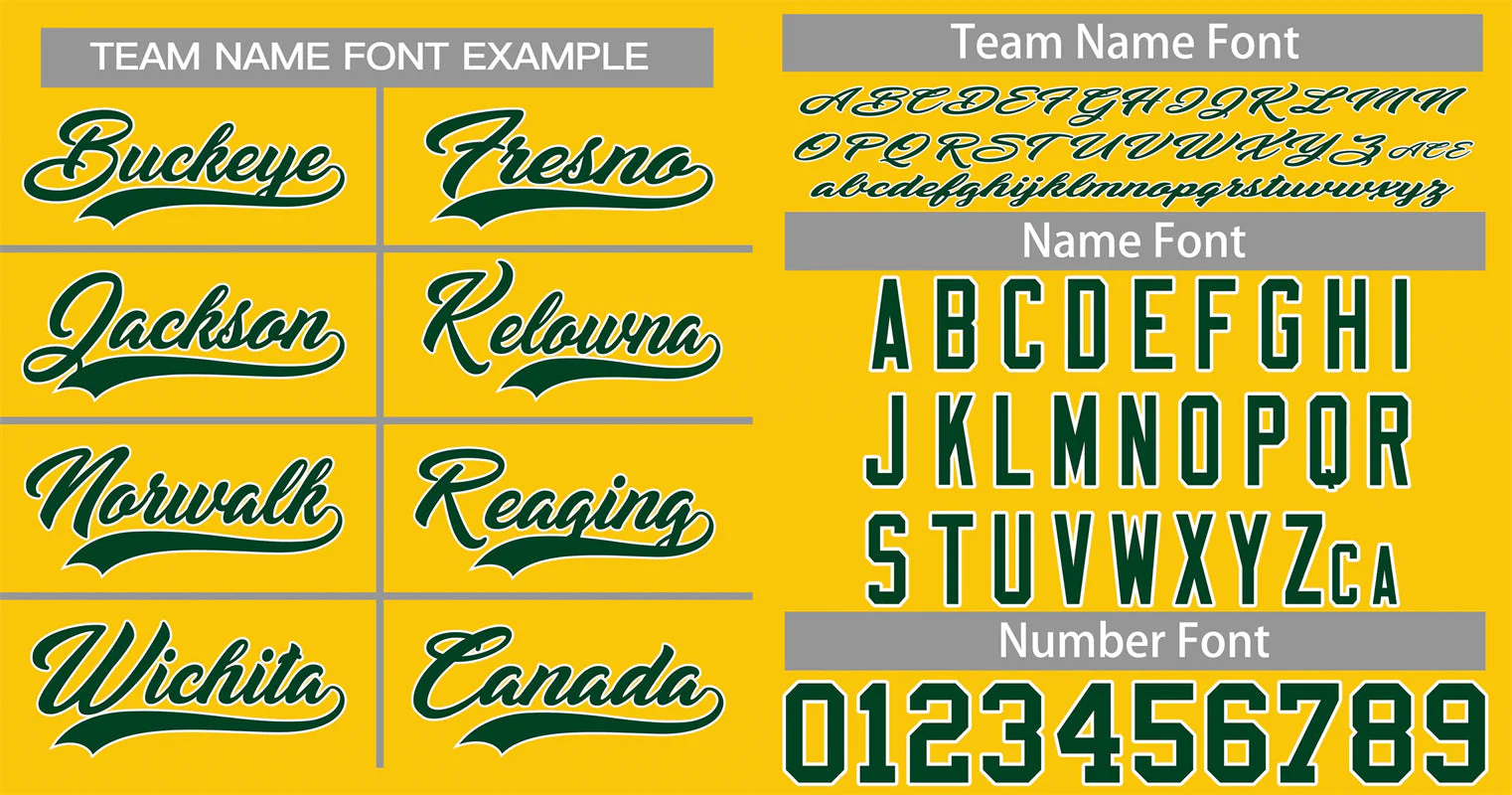 Custom Yellow Green-White Classic Style Authentic Baseball Jersey - Image 3