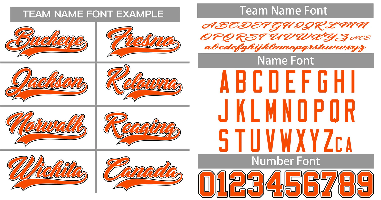 Custom White Orange-Black Classic Style Authentic Baseball Jersey - Image 3
