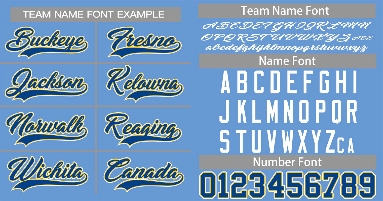 Custom Powder Blue Royal-White Classic Style Authentic Baseball Jersey - Image 3