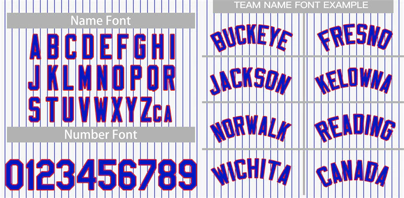 Custom White Royal-Red Stripe Fashion Authentic Baseball Jersey - Image 3