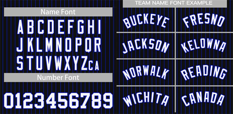 Custom Black White-Royal Stripe Fashion Authentic Baseball Jersey - Image 3