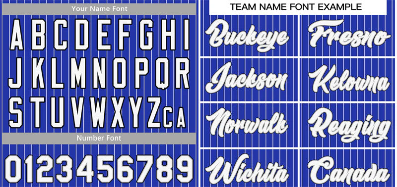 Custom Royal White-Navy Stripe Fashion Authentic Baseball Jersey - Image 3