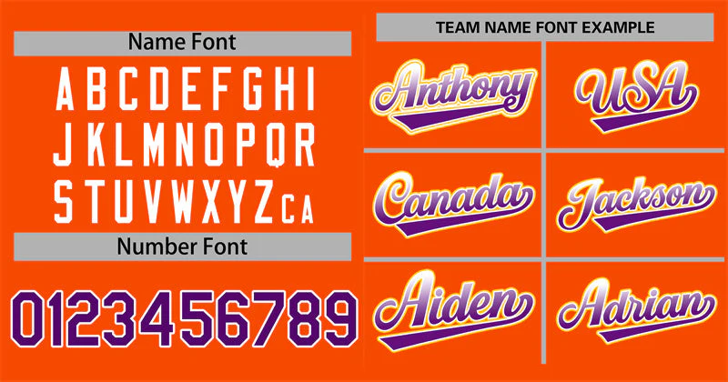 Custom Orange Purple-Yellow Raglan Sleeves Authentic Baseball Jersey - Image 3