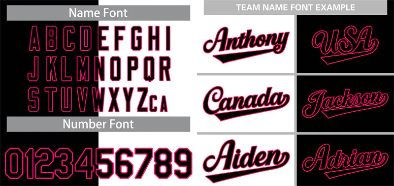 Custom Black White-Pink Split Fashion Authentic Baseball Jersey - Image 3