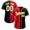 Red And Yellow Baseball Jersey
