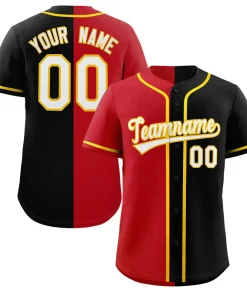 Red And Yellow Baseball Jersey