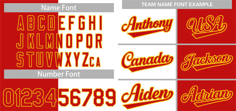Custom Red White-Orange Split Fashion Authentic Baseball Jersey - Image 3