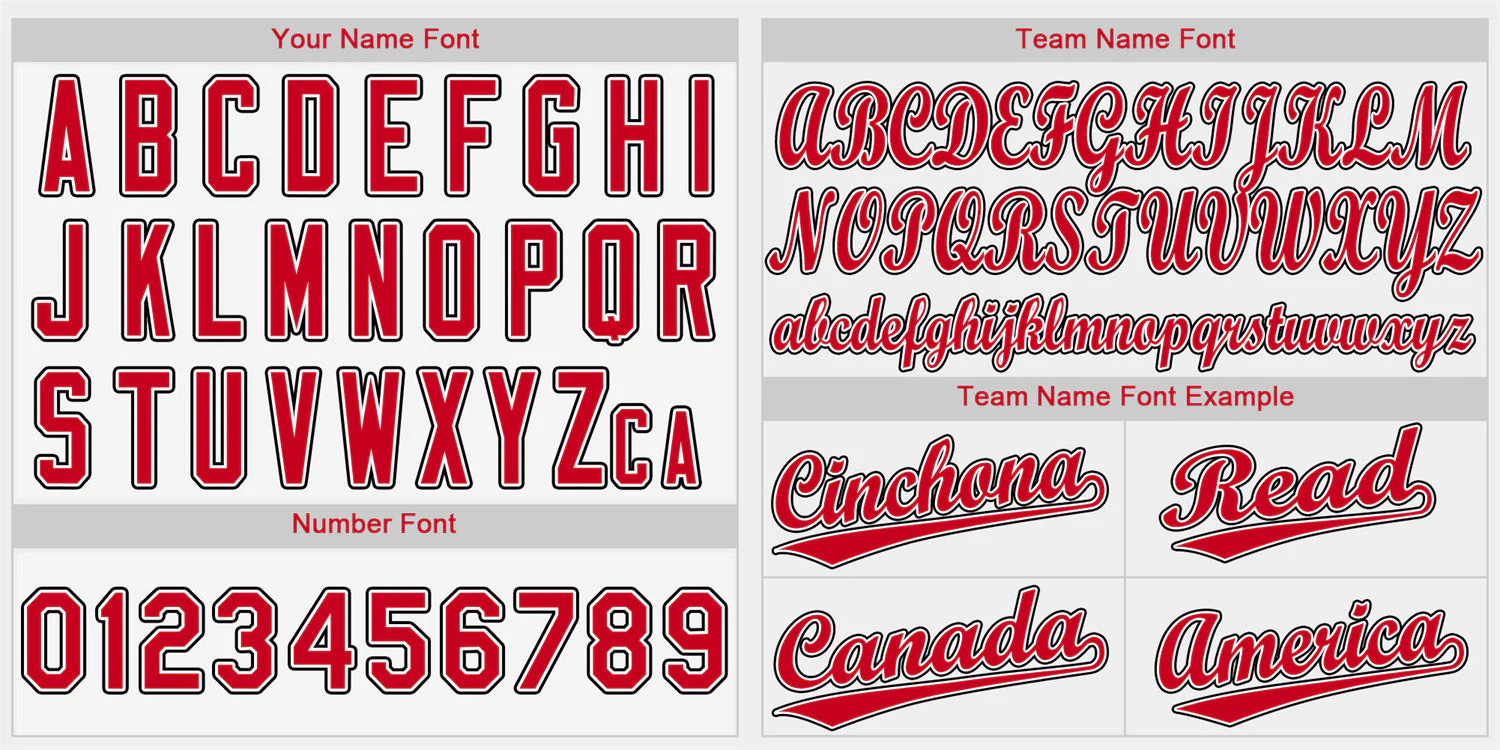 Custom White Red-Black Classic Style Authentic Baseball Jersey - Image 3