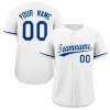 Custom White Royal Classic Style Authentic Baseball Jersey