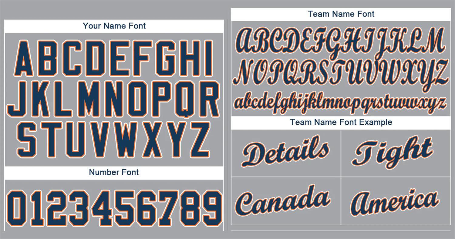 Custom Gray Navy-White Classic Style Authentic Baseball Jersey - Image 3