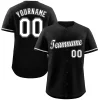 Custom Black White-Gray Classic Style Authentic Baseball Jersey
