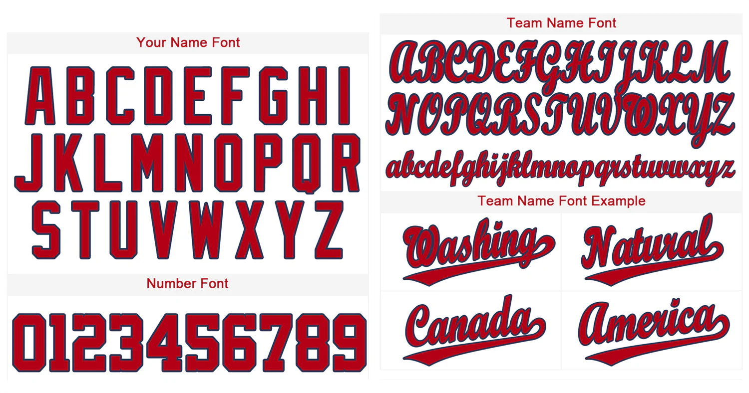 Custom White Red-Navy Hook Classic Style Authentic Baseball Jersey - Image 3