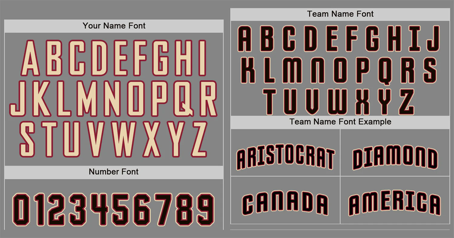 Custom Gray Black Cream Bull Classic Style Authentic Baseball Jersey - Image 3