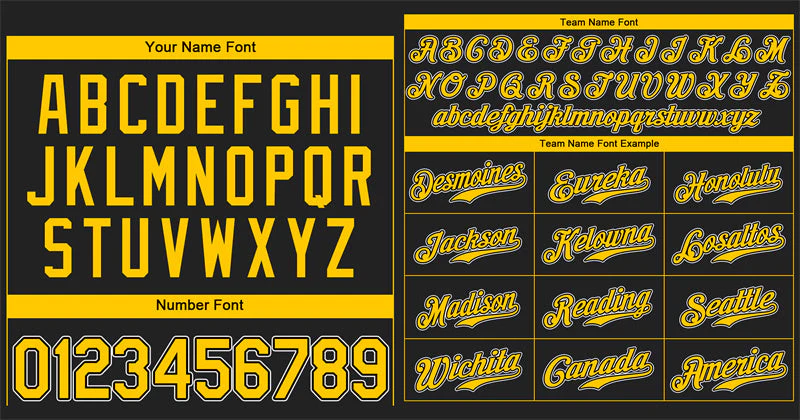 Custom Black Gold-White Hook Classic Style Authentic Baseball Jersey - Image 3
