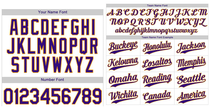 Custom White Purple-Gold Hook Stripe Fashion Authentic Baseball Jersey - Image 3