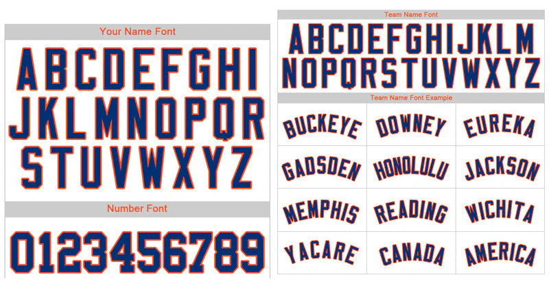 Custom White Royal-Orange Bull Stripe Fashion Authentic Baseball Jersey - Image 3