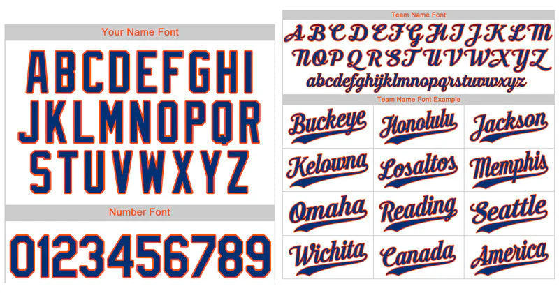 Custom White Royal-Orange Hook Stripe Fashion Authentic Baseball Jersey - Image 3