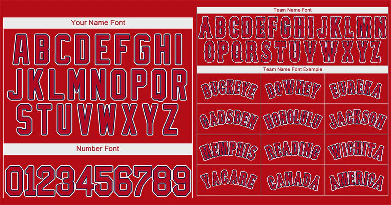 Custom Red Red-White Classic Style Authentic Baseball Jersey - Image 3