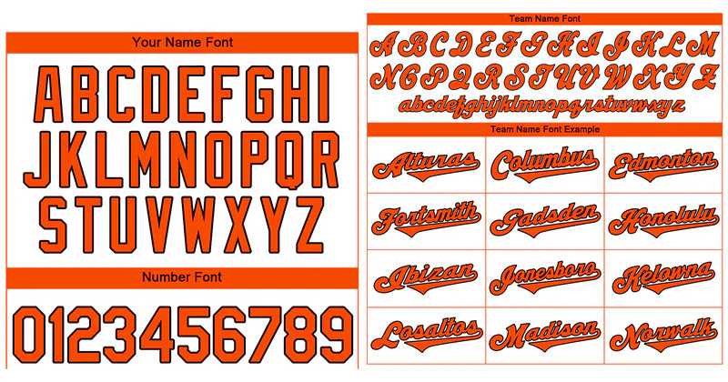 Custom White Orange-Black Classic Style Authentic Baseball Jersey - Image 3