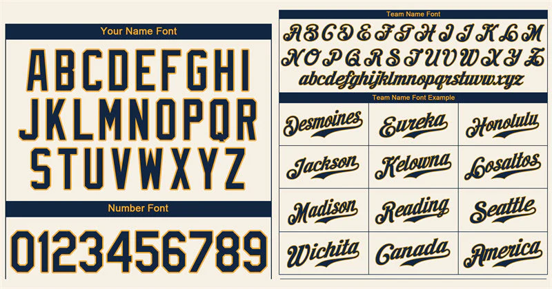 Custom Cream Navy-Gold Classic Style Authentic Baseball Jersey - Image 3