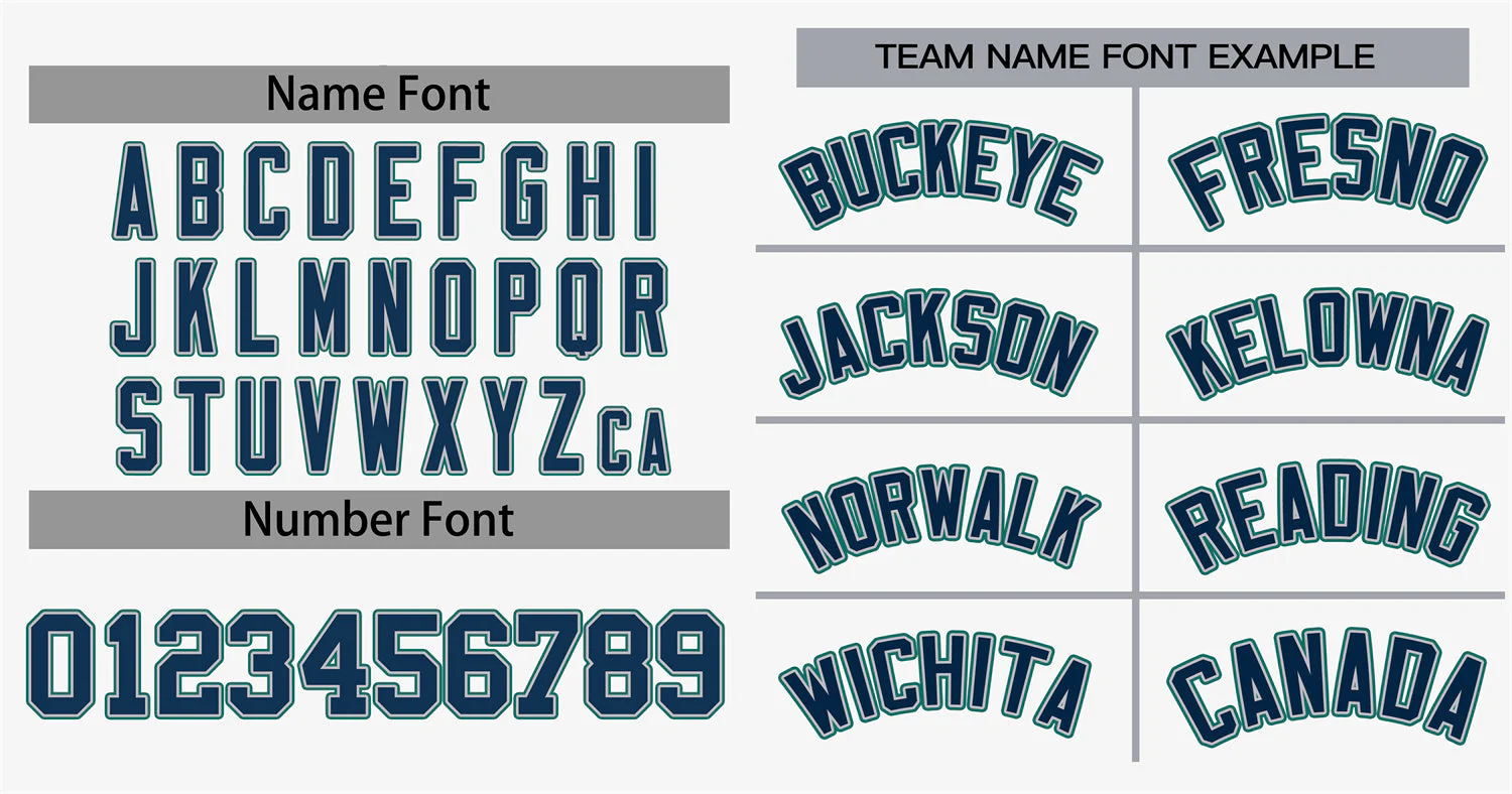 Custom White Navy-Aqua Classic Style Authentic Baseball Jersey - Image 3