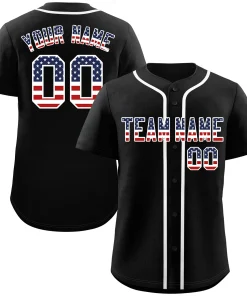 Custom Black Navy-White Classic Style Authentic Baseball Jersey
