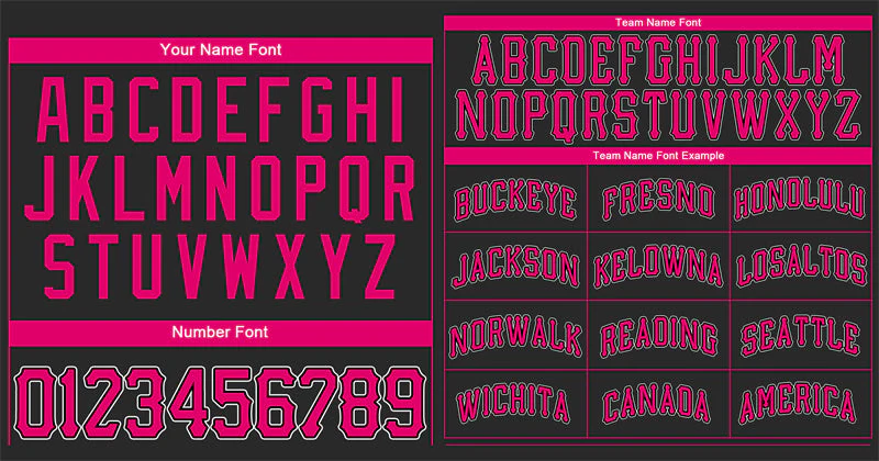 Custom Black Pink-White Classic Style Authentic Baseball Jersey - Image 3