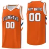 Custom Orange White Classic Tops Men/Boy Athletic Basketball Jersey