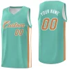 Custom Light Green Classic Tops Men/Boy Athletic Basketball Jersey