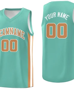 Custom Light Green Khaki Classic Tops Athletic Casual Basketball Jersey