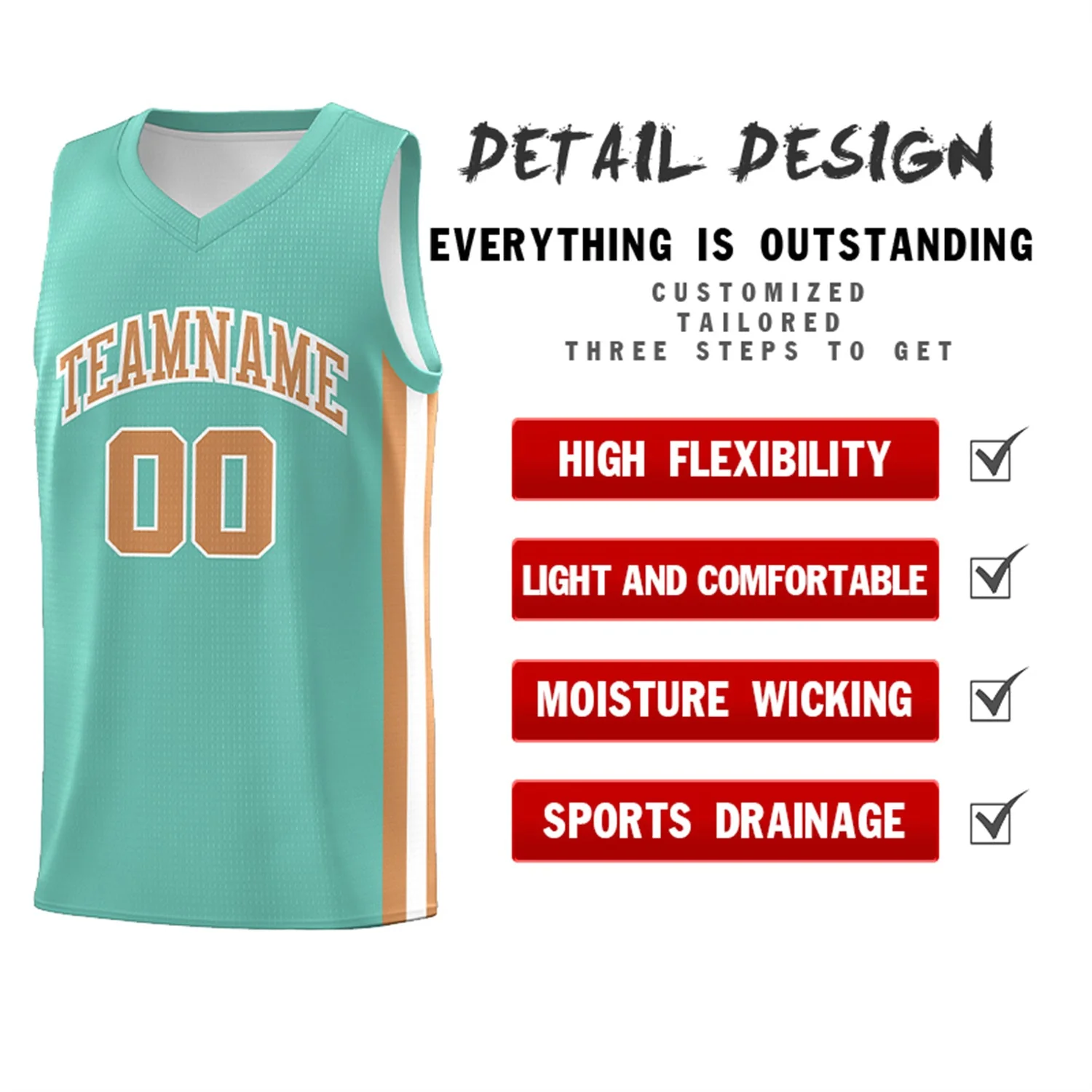 Custom Light Green Khaki Classic Tops Athletic Casual Basketball Jersey - Image 4