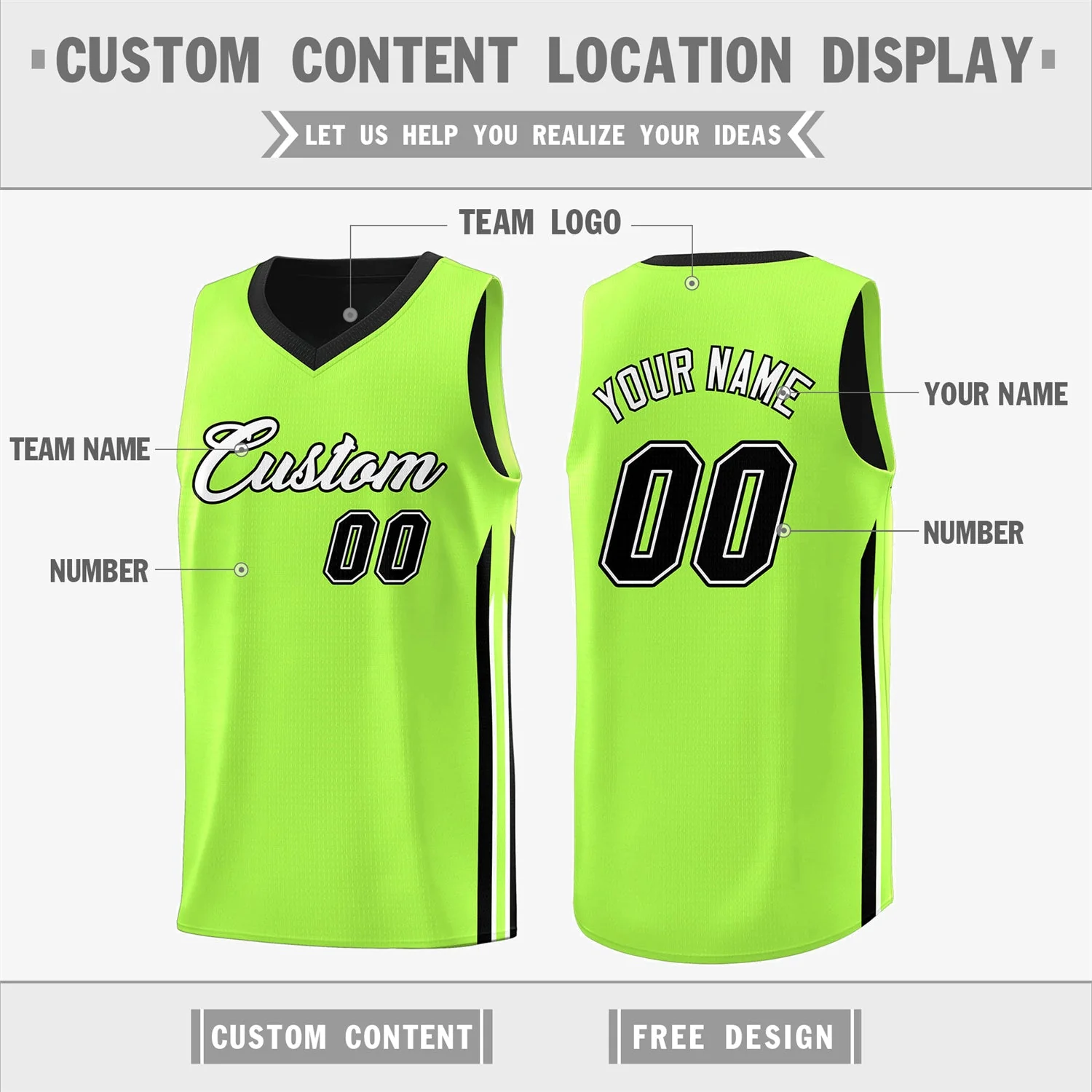 Custom Reversible Basketball Jersey Personalized Double Side Tops - Image 3