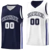 Custom Navy White Double Side Tops Training Fashion Basketball Jersey